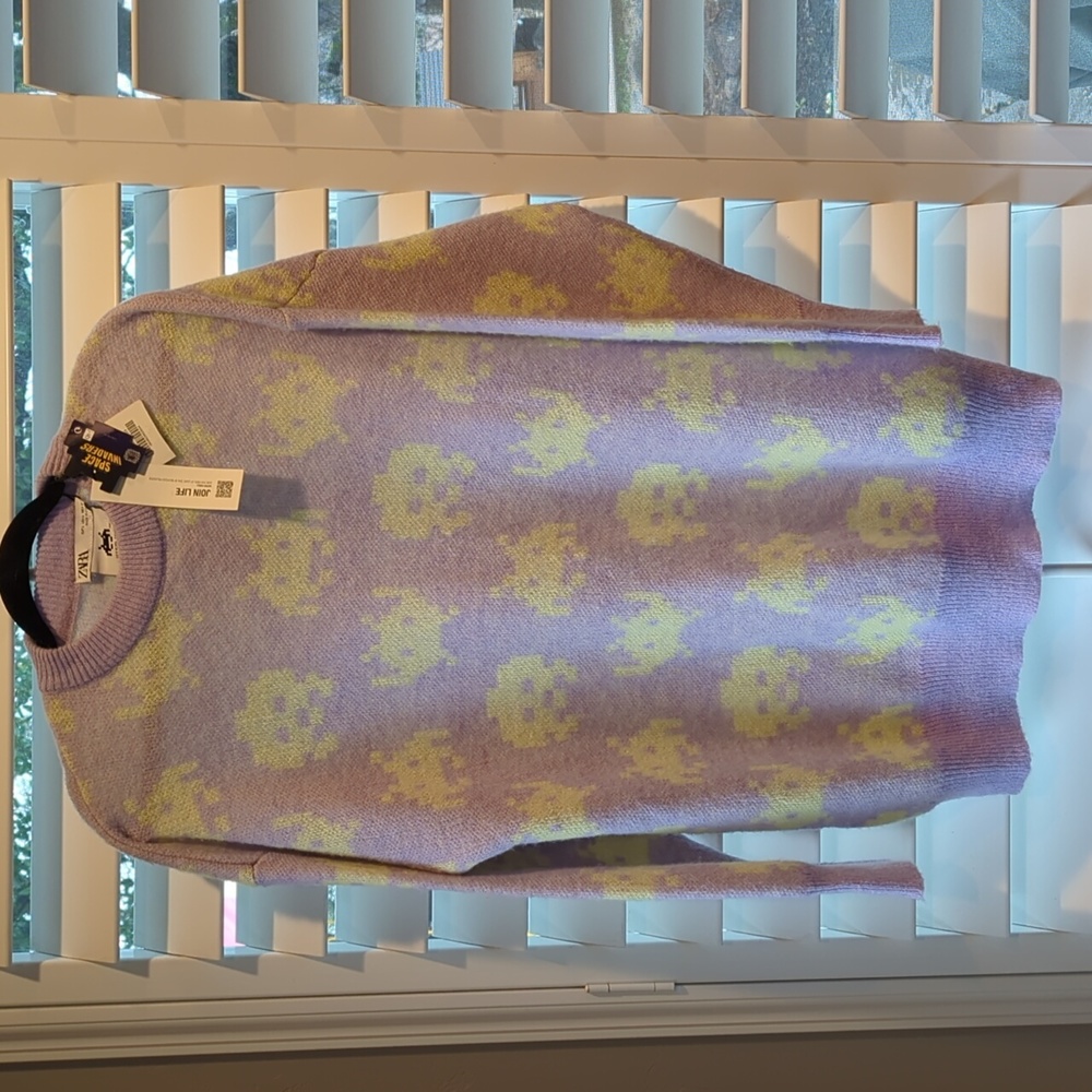 Zara x Space Invaders Sweater